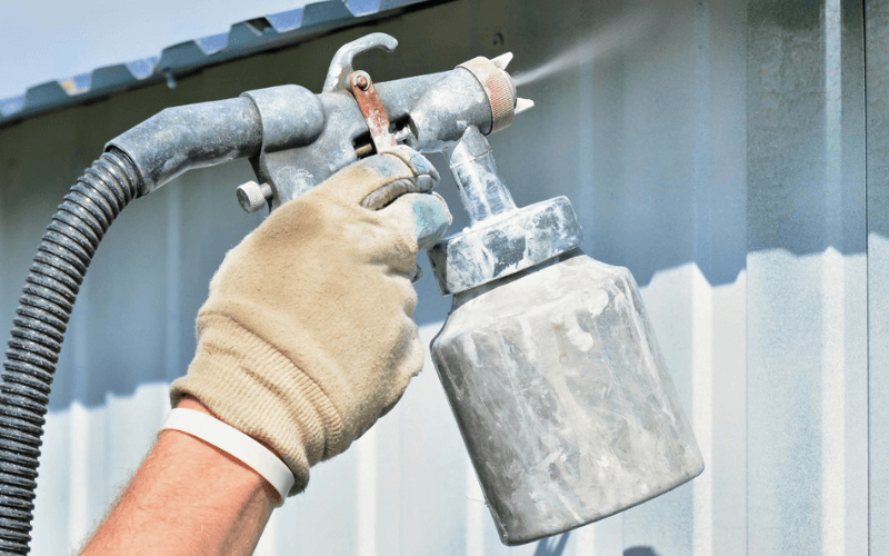 Exterior Spray Painting-samsimonpainters