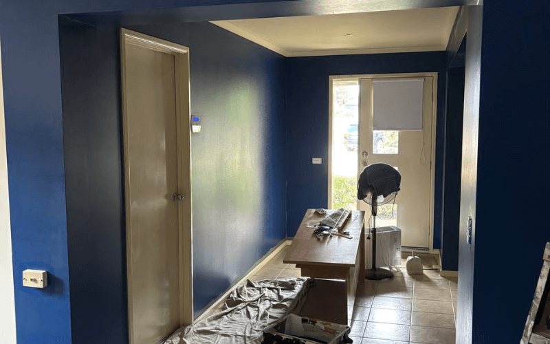 Interior wall painting