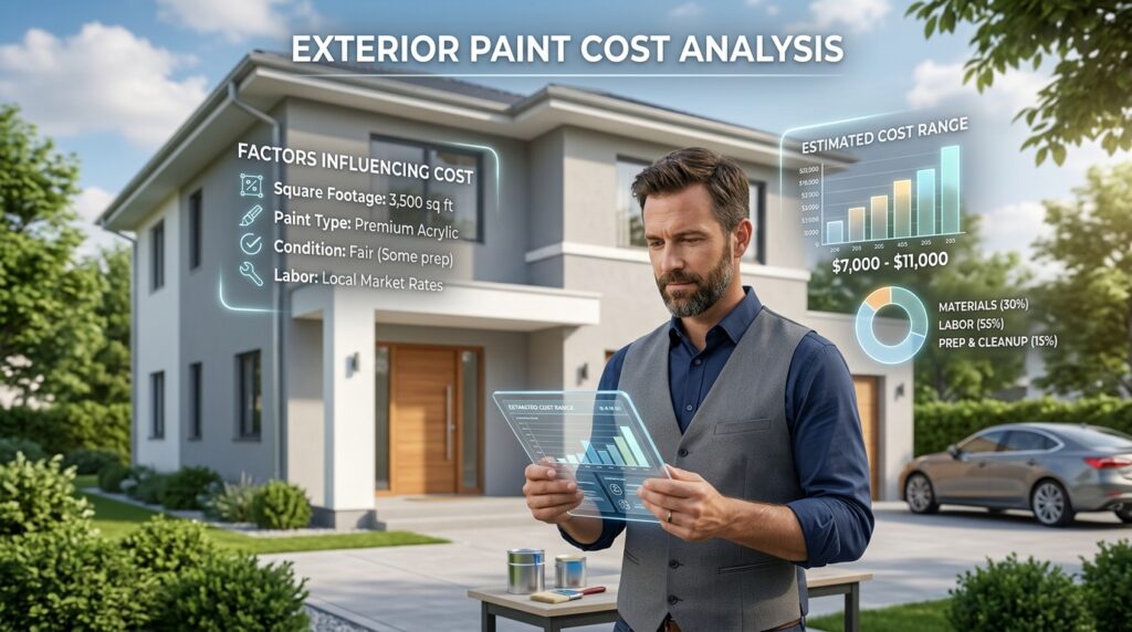Exterior paint cost