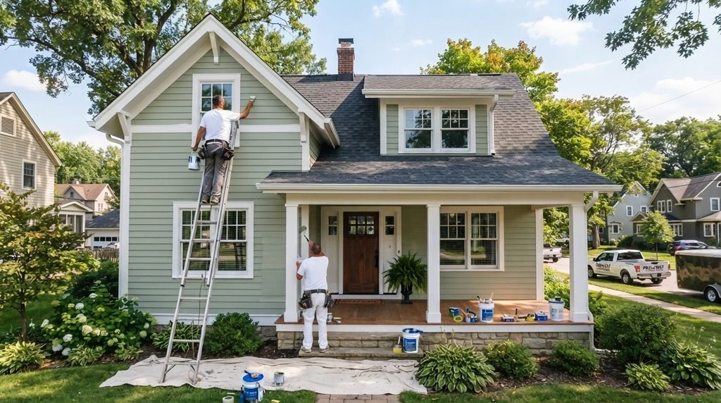residential exterior painting,