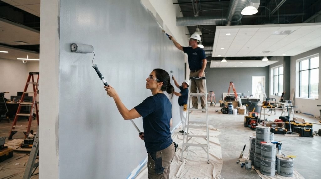 Painting Commercial Walls