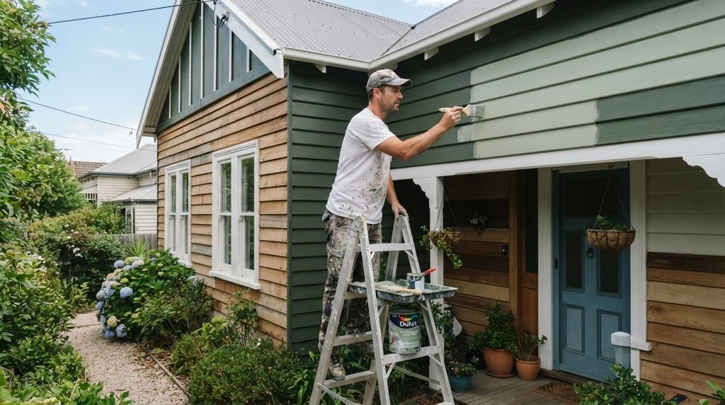weatherboard exterior painting